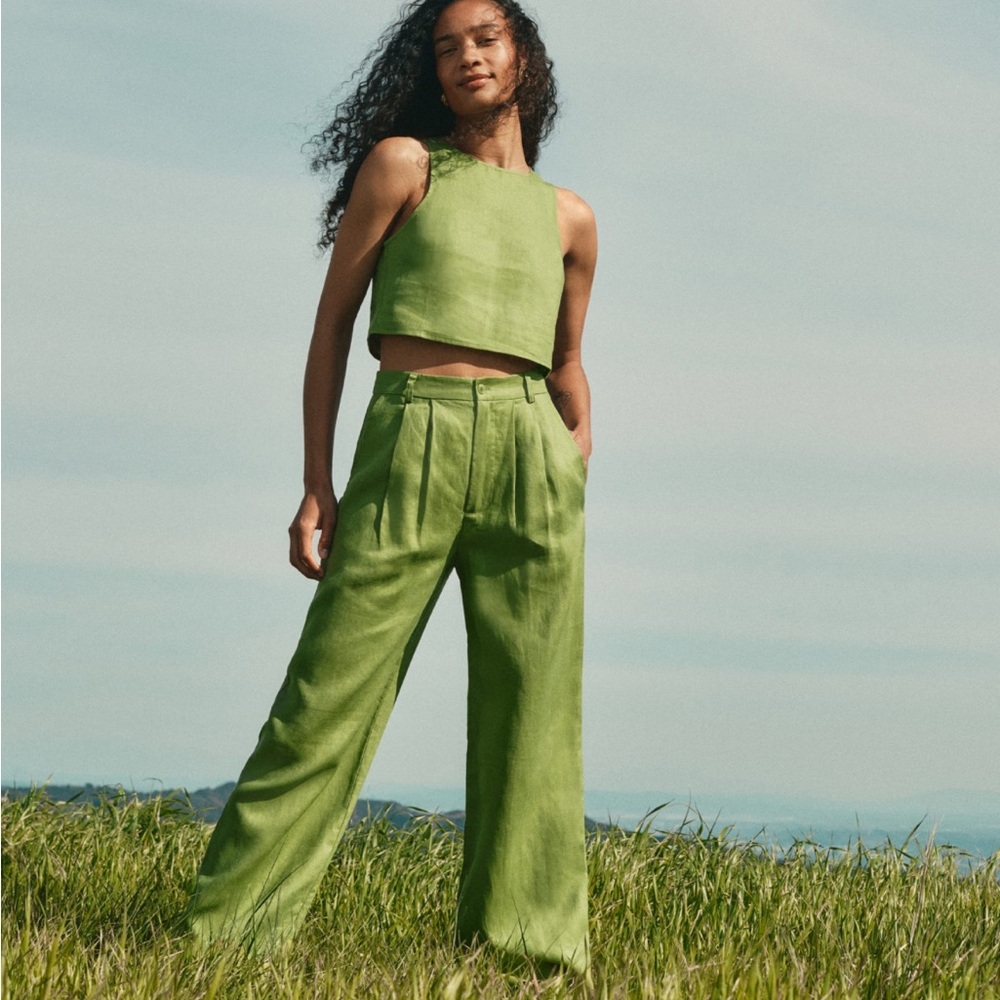 Reformation Vesta Pant Avocado - Size 6